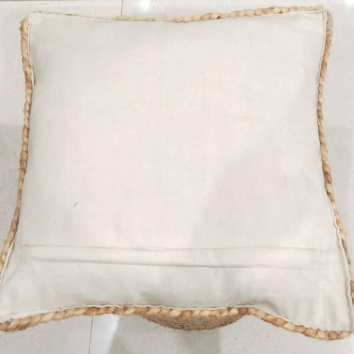 Färgglada kuddar i flätad jute från chindi Färgglada kuddar i flätad jute från chindi - Bild 4