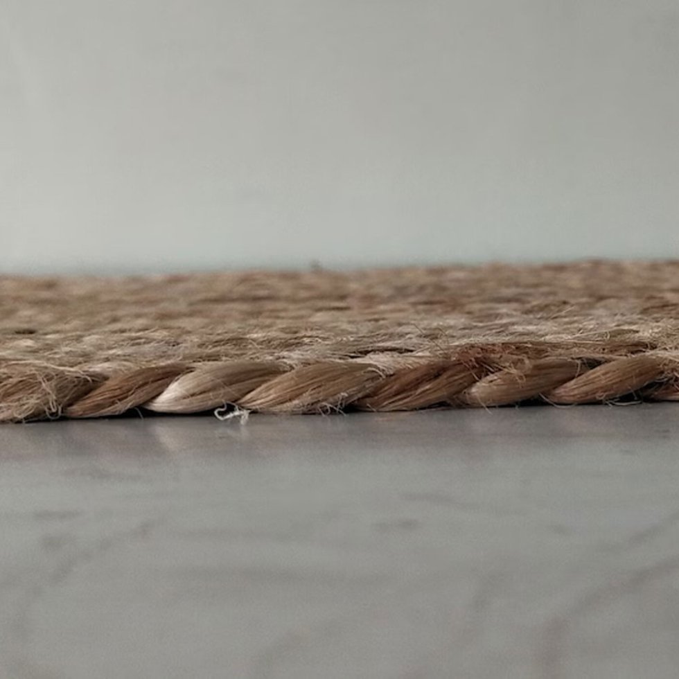 Handvävd bordstabletter i flätad jute - Bild 6