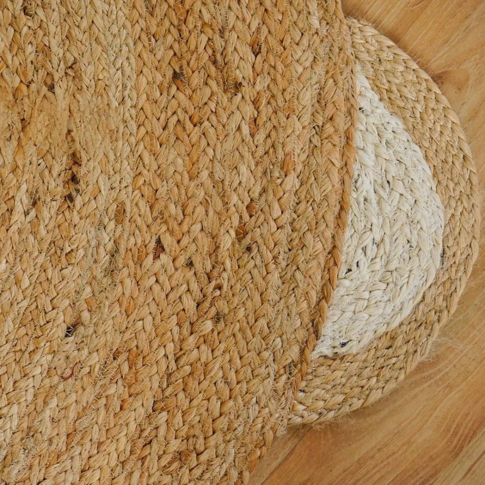 Rund jute matta barnrum - Bild 2